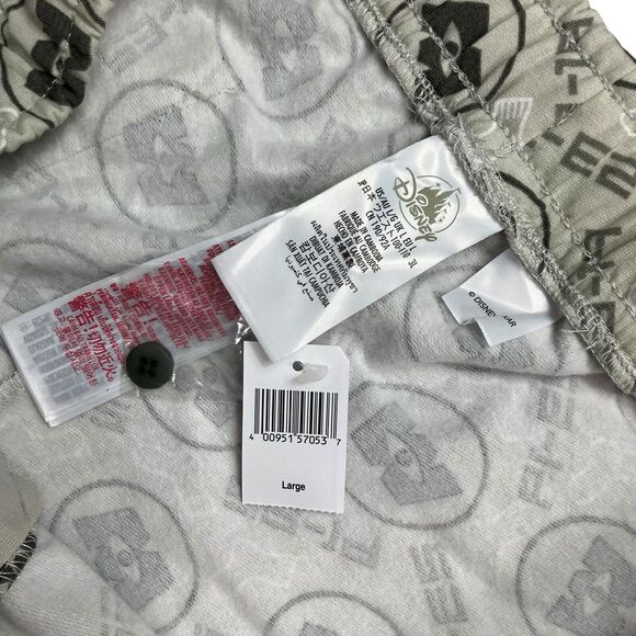 Disney Monsters Inc Shorts Adult L Grey Sleep 23-19 Pajama Fleece Parks Sully - Picture 3 of 7